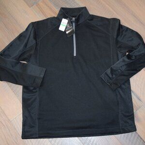 NWT $75 Men's L PGA Tour Pullover 1/2 1/4 Zip Shirt Jacket Coat Top Golf H55